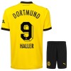 Maglia ufficiale Borussia Dortmund Haller 9 Casa 2023-24 per Bambino